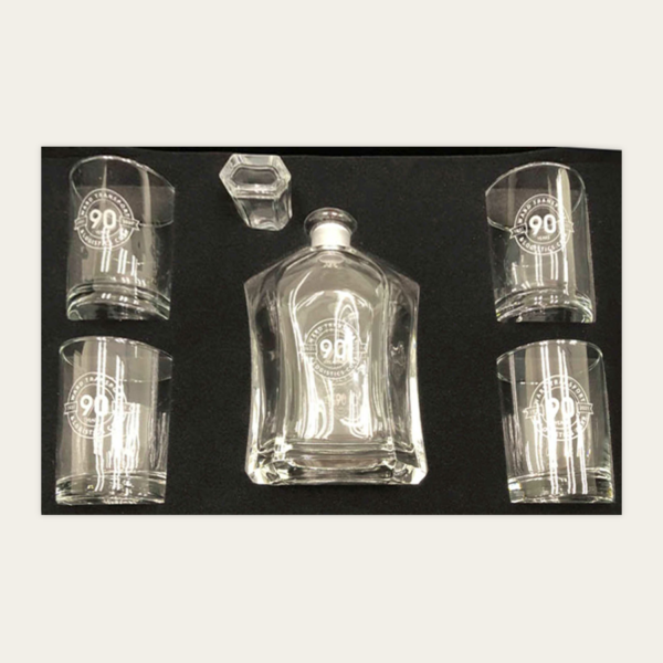 90th Anniversary 5-Piece Decanter Set