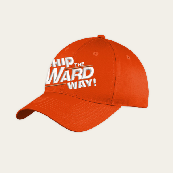 Port & Company Six-Panel Unstructured Orange Twill Cap