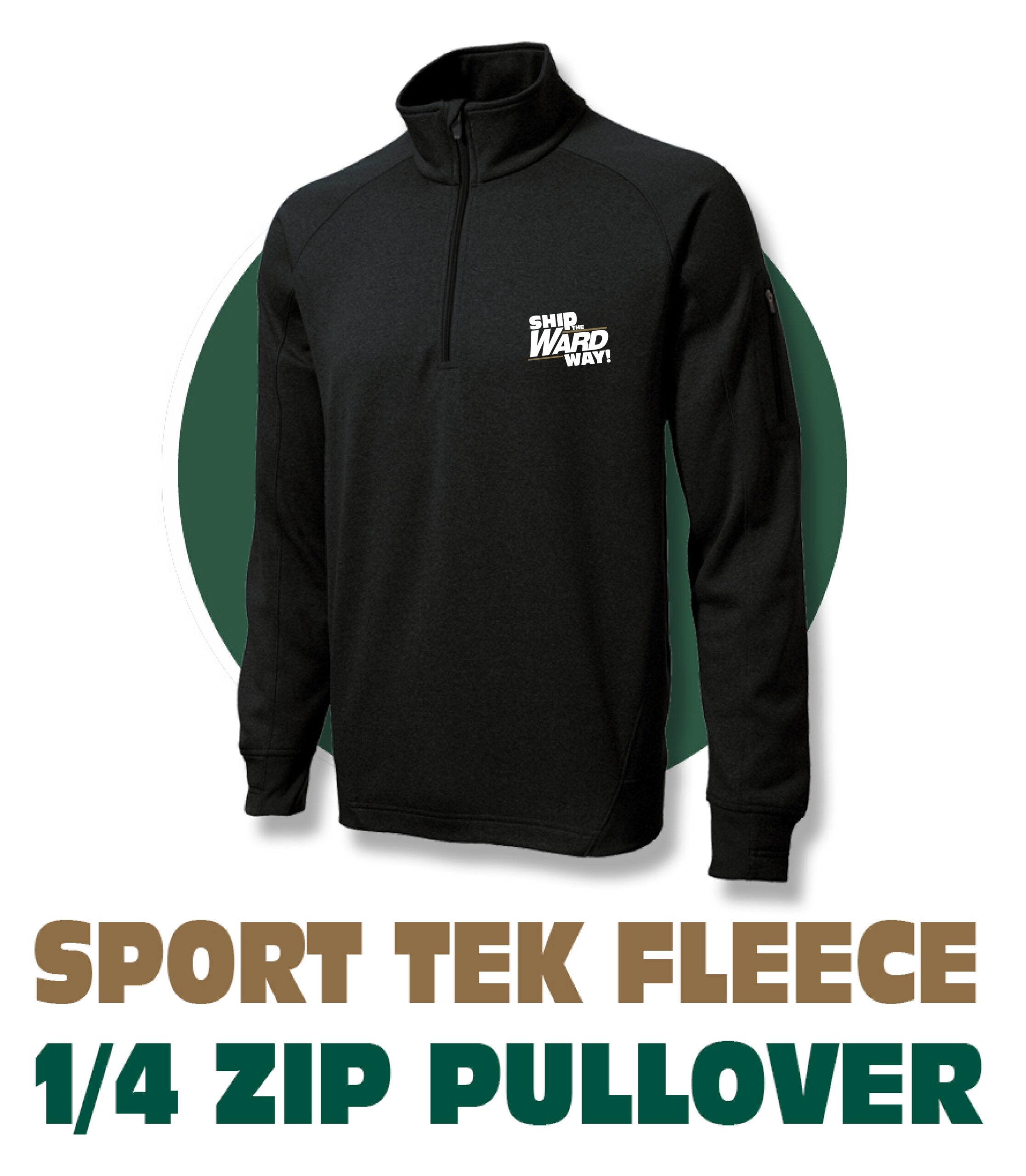 Sport Tek Tech Fleece 1/4 Zip Pullover Ward Gear Powered by Ravine