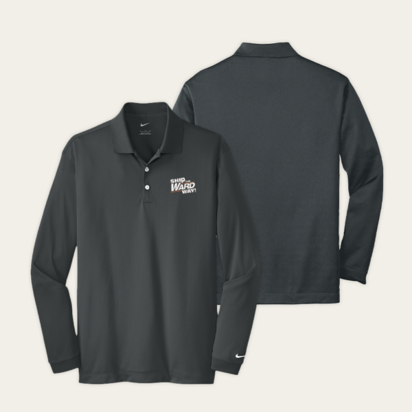 Nike Long Sleeve Dri Fit Stretch Tech Polo