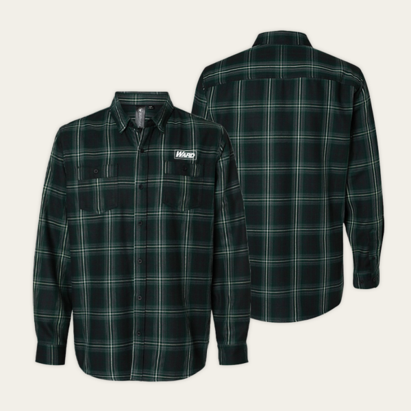Burnside Perfect Flannel Black/Army Work Shirt