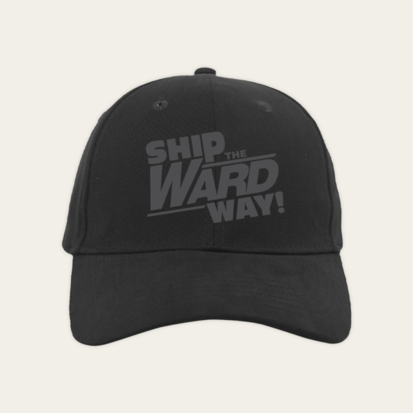 Pacific Brushed Black Cotton Adjustable Cap