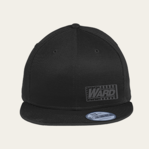 New Era Black Flat Bill Snapback Cap