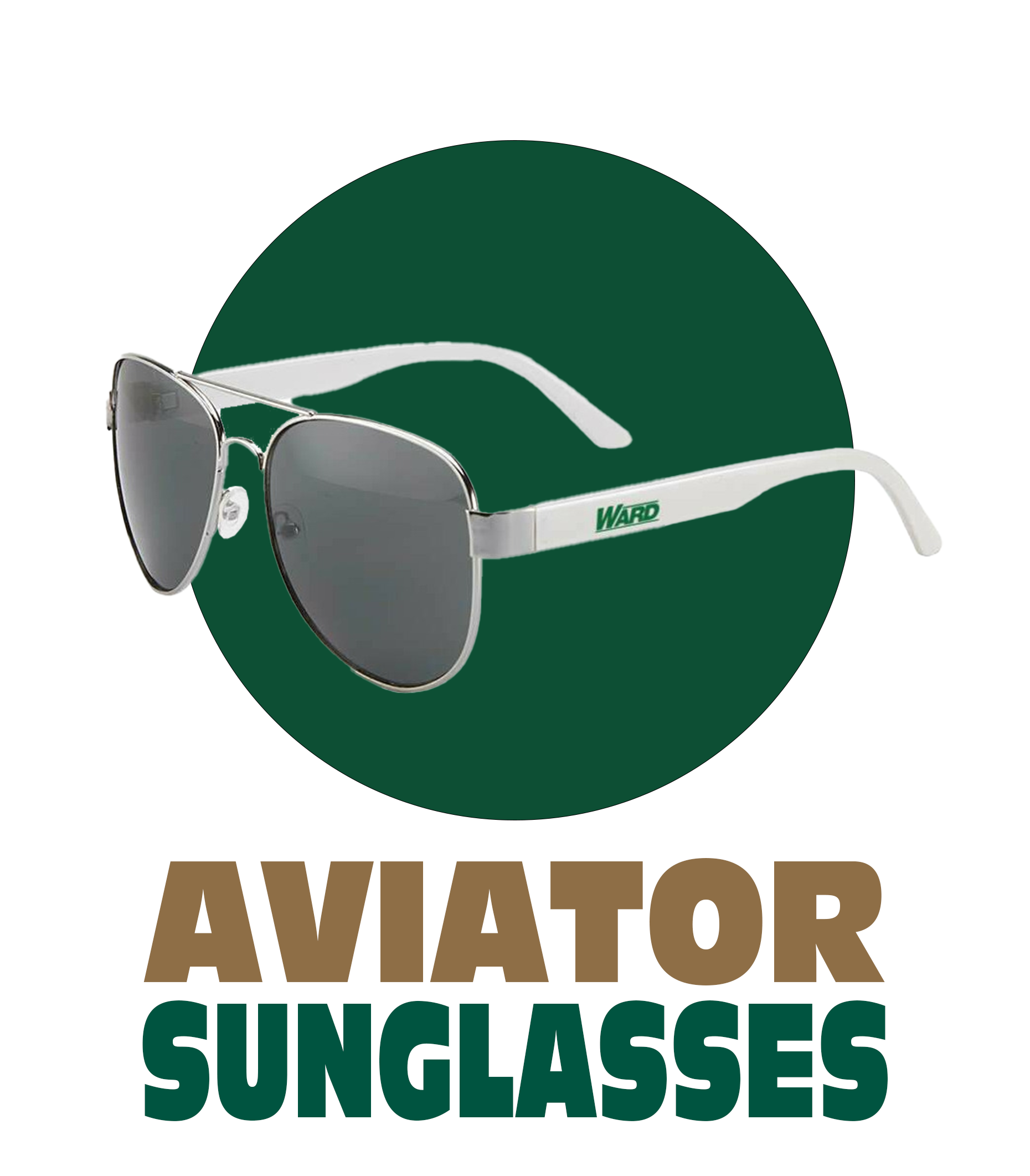 Aviator Sunglasses Ward Gear Powered by Ravine