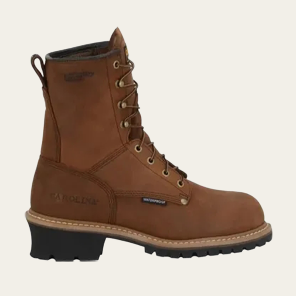 Carolina Men's 8" Steel Toe Waterproof Insulated Logger