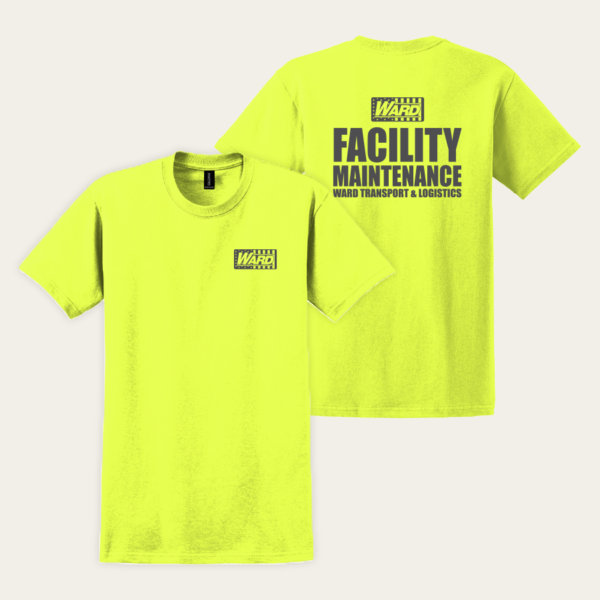 Facility Maintenance Safety Green Gildan Ultra Cotton Tee